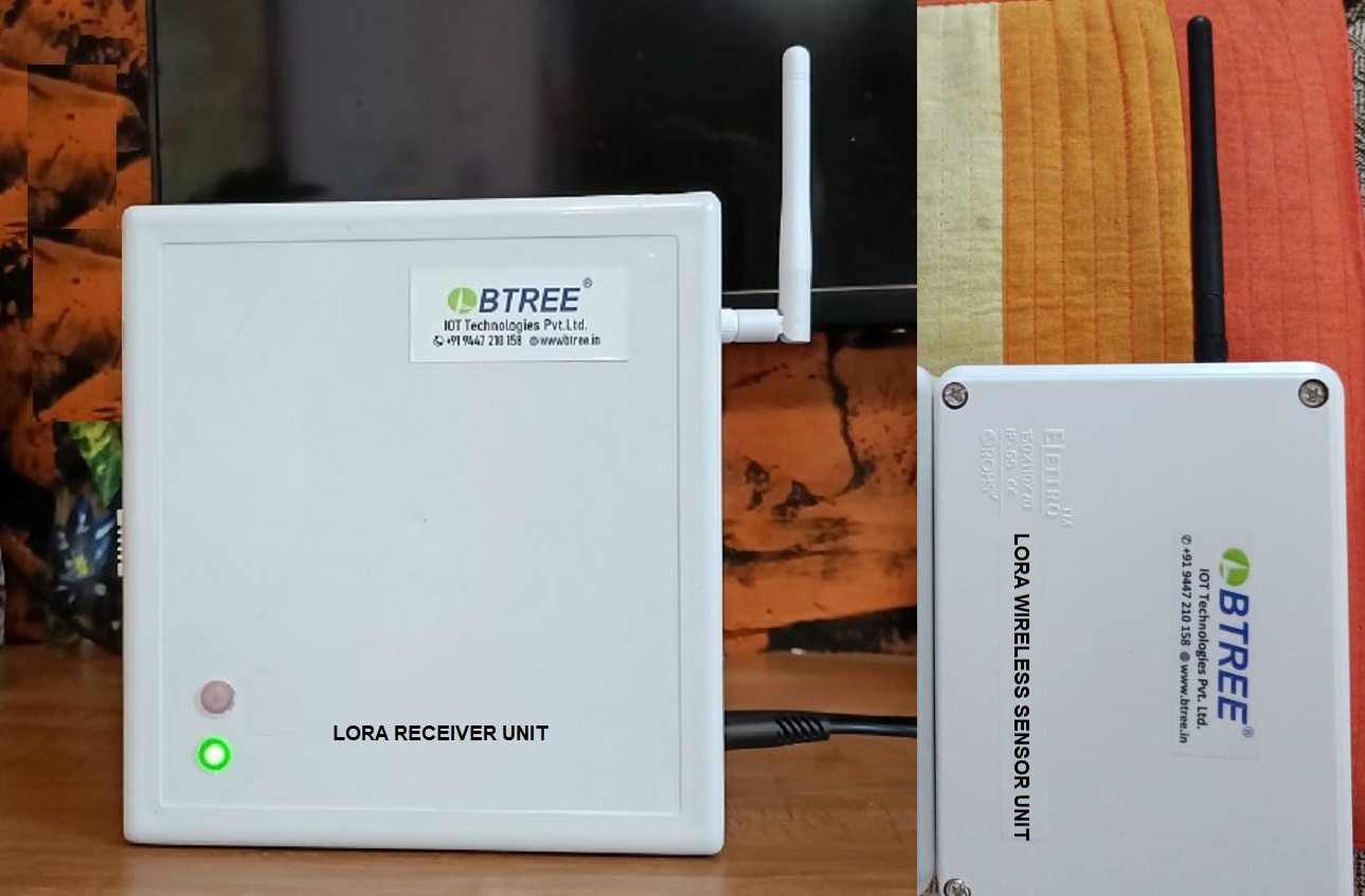 BTREE LoRa receiver unit for field monitoring